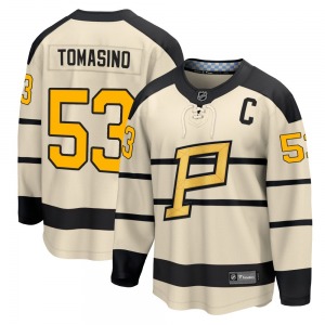 Philip Tomasino Pittsburgh Penguins Fanatics Branded Breakaway 2023 Winter Classic Jersey (Cream)