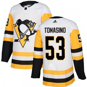 Philip Tomasino Pittsburgh Penguins Adidas Youth Authentic Away Jersey (White)