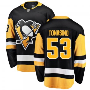 Philip Tomasino Pittsburgh Penguins Fanatics Branded Breakaway Home Jersey (Black)