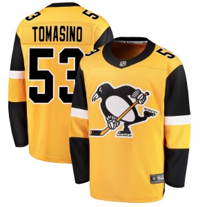 Philip Tomasino Pittsburgh Penguins Fanatics Branded Youth Breakaway Alternate Jersey (Gold)