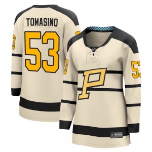 Philip Tomasino Pittsburgh Penguins Fanatics Branded Women's Breakaway 2023 Winter Classic Jersey (Cream)