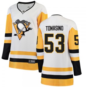 Philip Tomasino Pittsburgh Penguins Fanatics Branded Women's Breakaway Away Jersey (White)