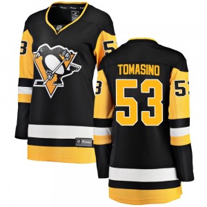 Philip Tomasino Pittsburgh Penguins Fanatics Branded Women's Breakaway Home Jersey (Black)