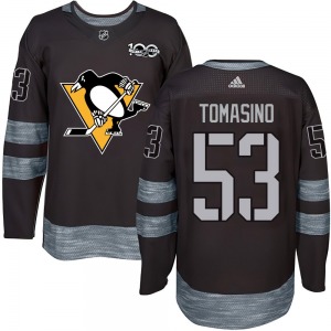 Philip Tomasino Pittsburgh Penguins Authentic 1917-2017 100th Anniversary Jersey (Black)